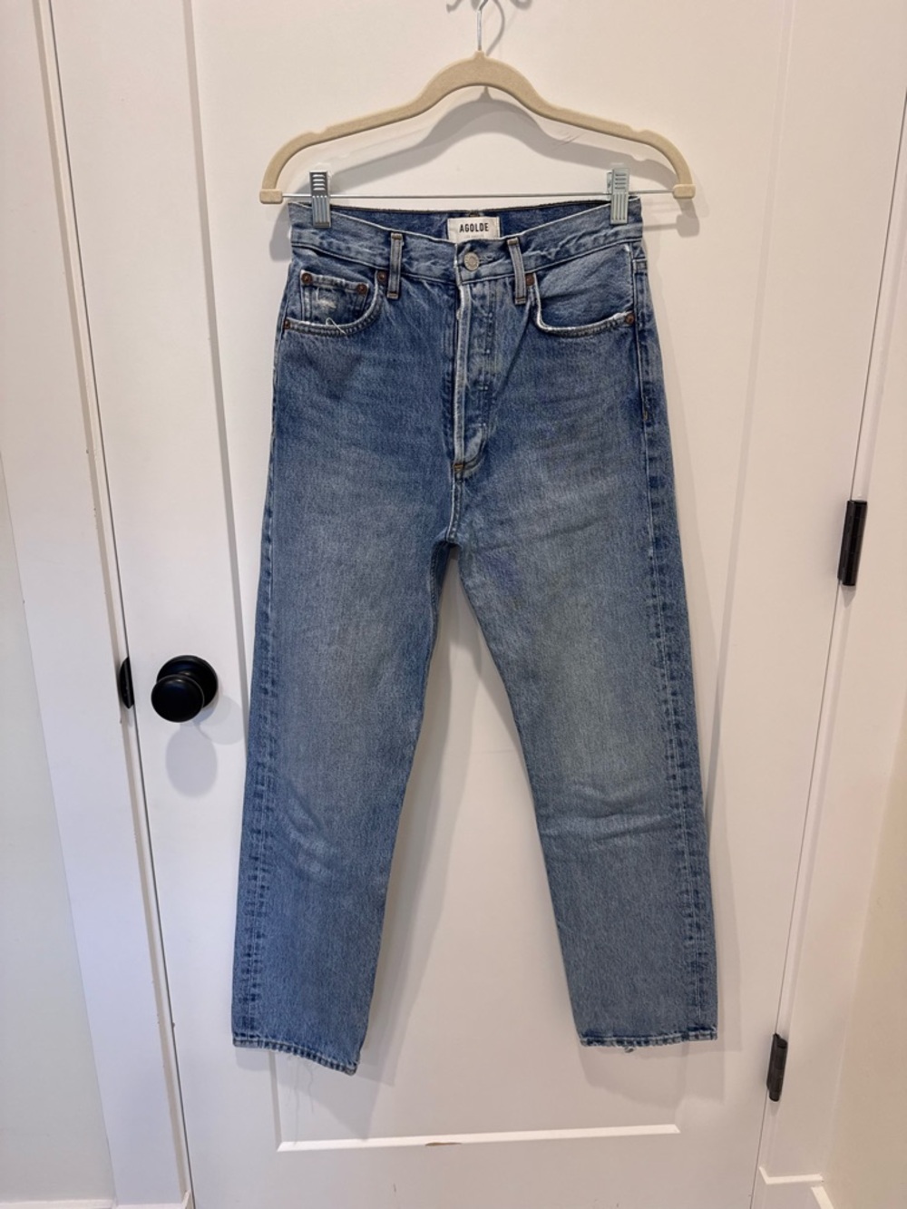 AGOLDE 90’s Pinch Waist High Rise Straight Jeans